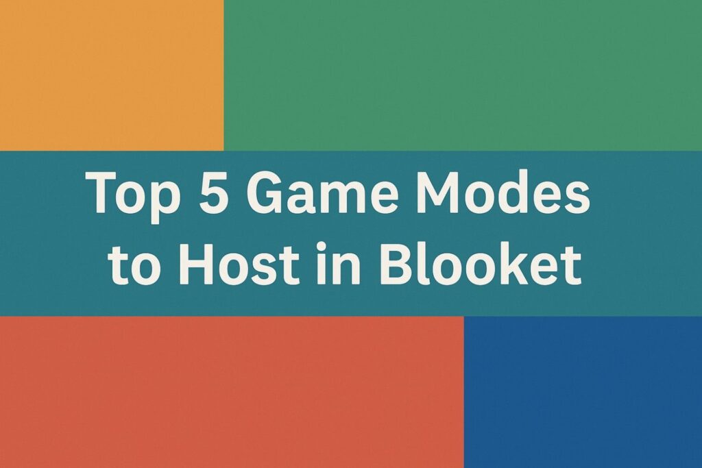 Top 5 Game Modes to Host in Blooket