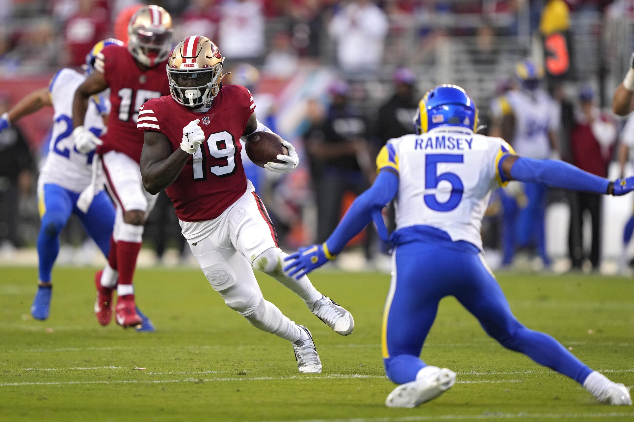 49ers vs los angeles rams match player stats