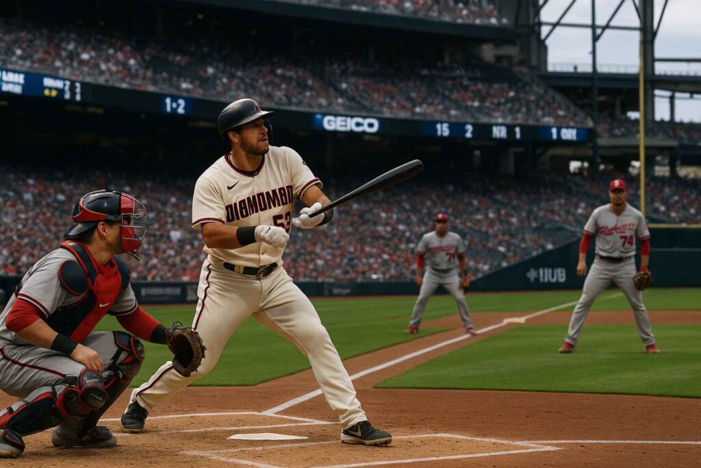 arizona diamondbacks vs washington nationals match player stats