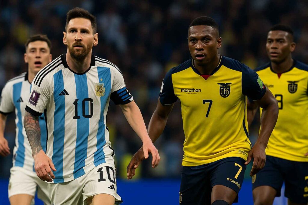 argentina national football team vs ecuador national football team stats