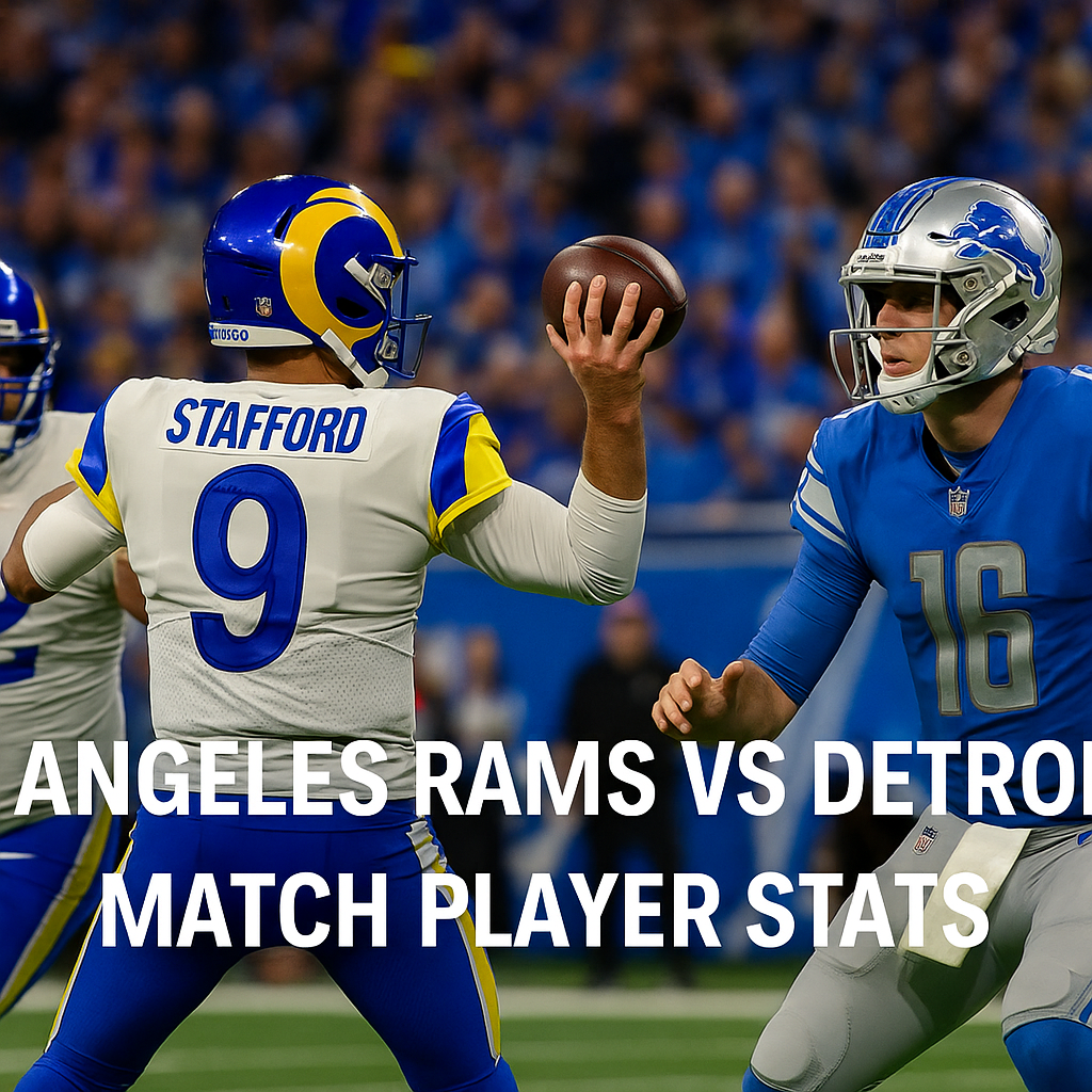los angeles rams vs detroit lions match player stats