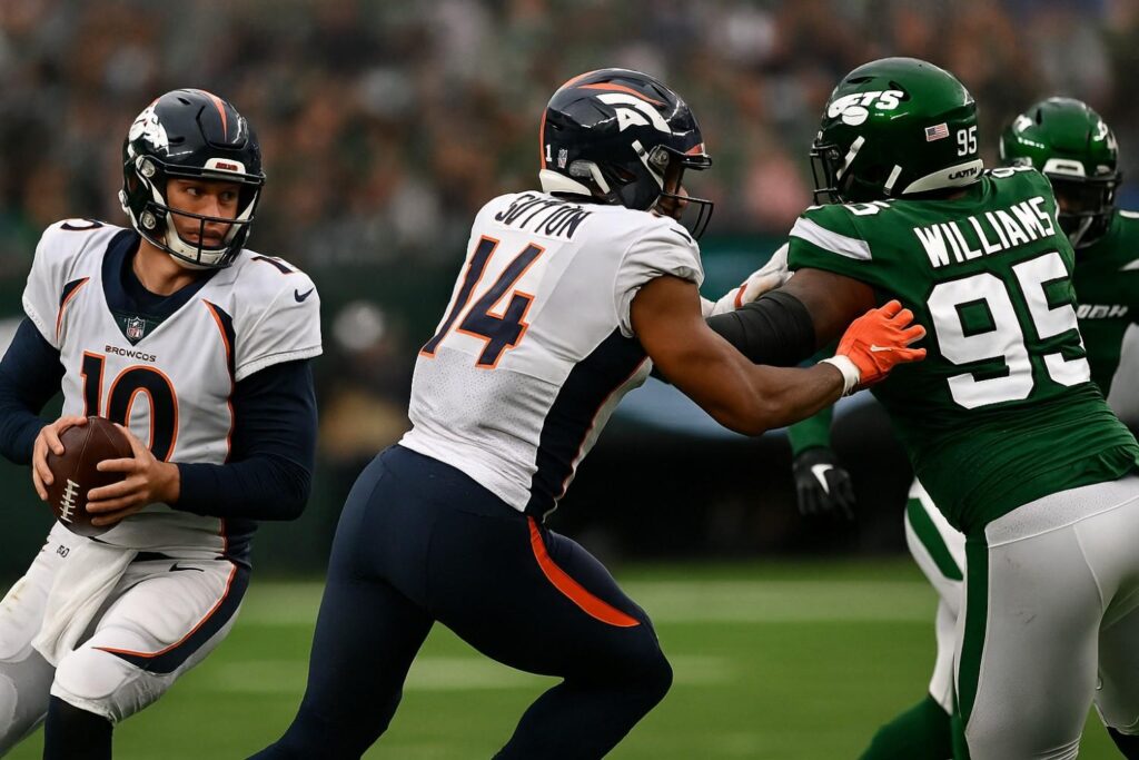 denver broncos vs new york jets match player stats