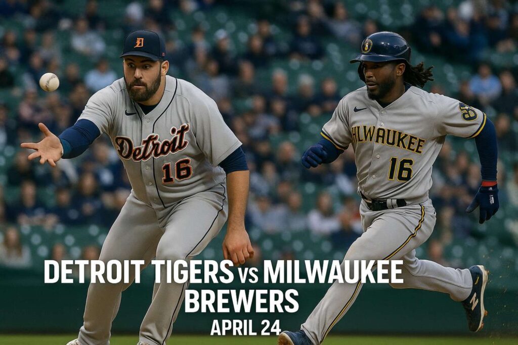 detroit tigers vs milwaukee brewers match player stats