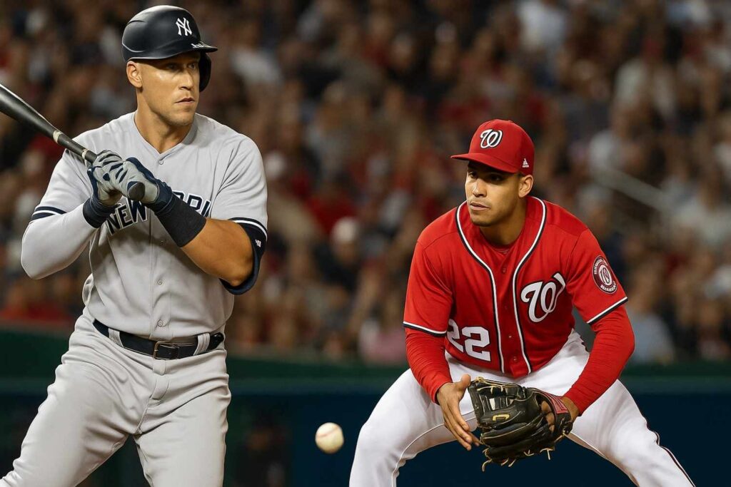 yankees vs washington nationals match player stats