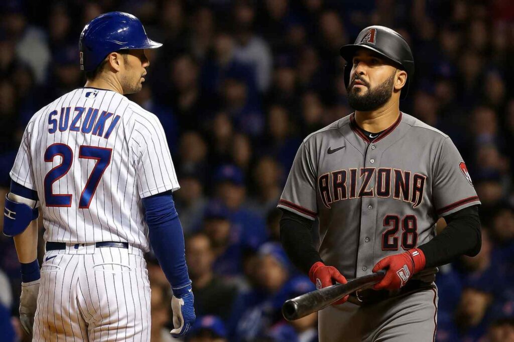 chicago cubs vs arizona diamondbacks match player stats