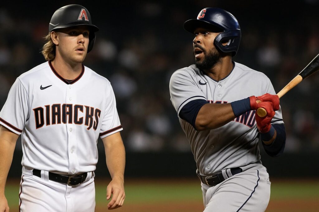 diamondbacks vs cleveland guardians match player stats