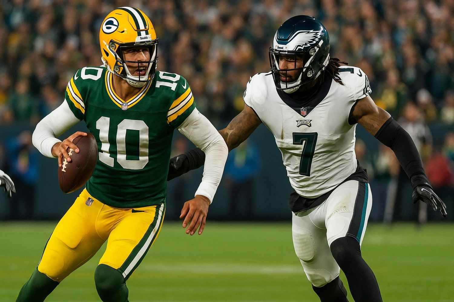 green bay packers vs philadelphia eagles match player stats