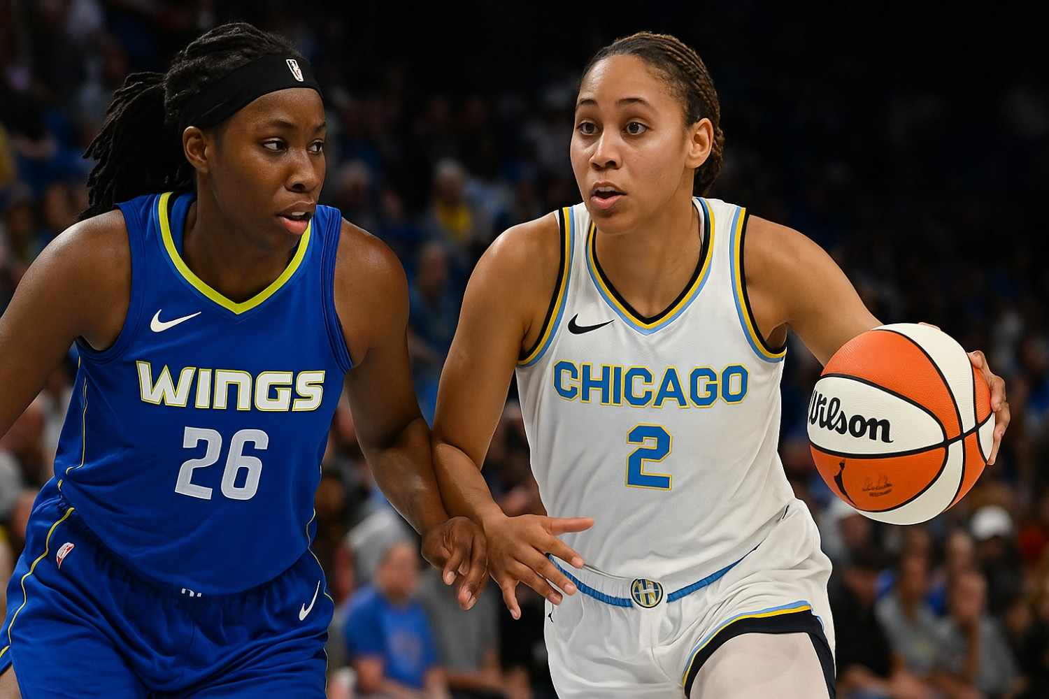 dallas wings vs chicago sky match player stats