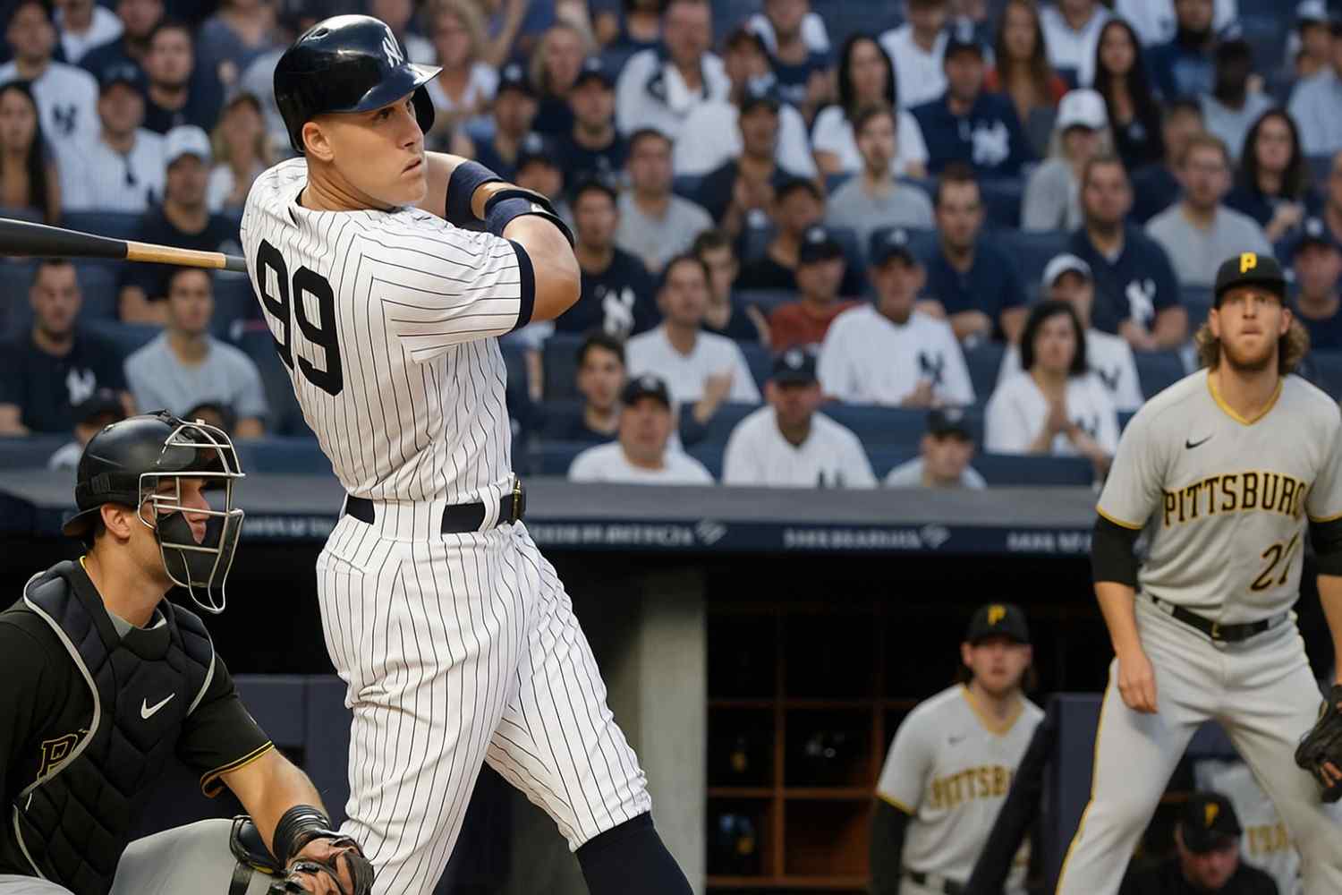 new york yankees vs pittsburgh pirates match player stats