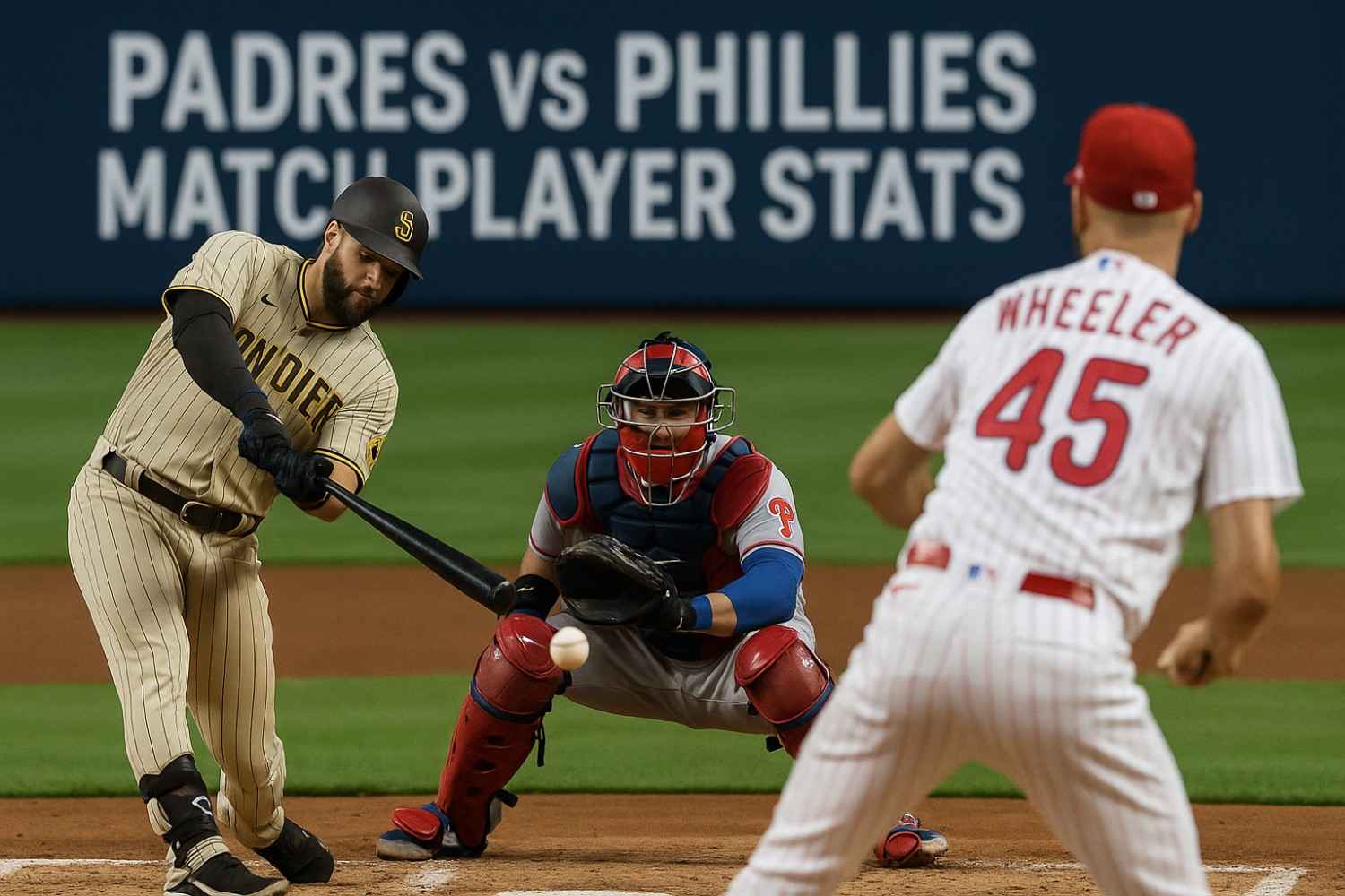 padres vs phillies match player stats