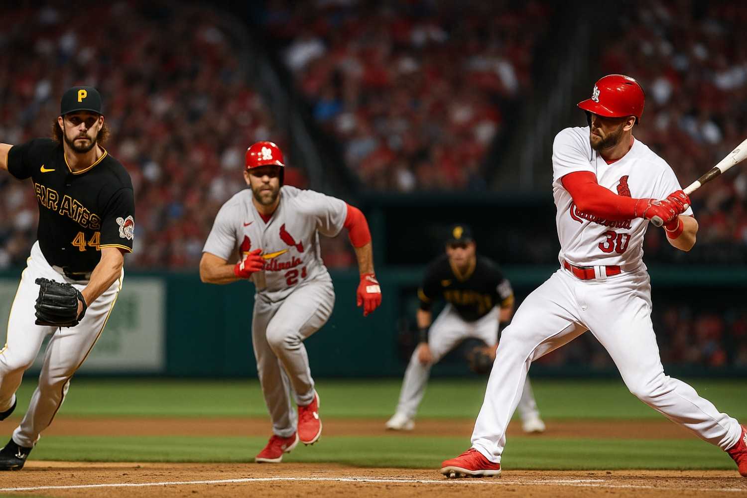 pittsburgh pirates vs st. louis cardinals match player stats